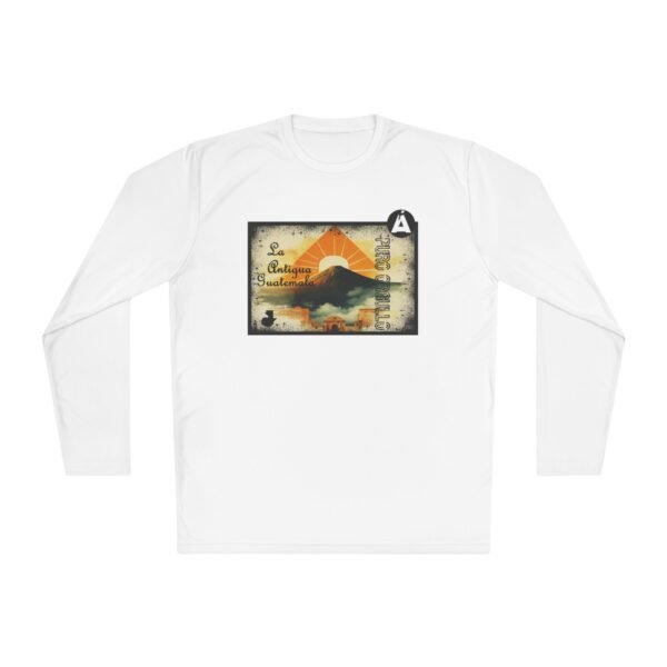 Camiseta de La Antigua Guatemala, manga lasrga, unisex, para viajeros, ropa de aventura única.