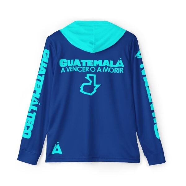 Presume tu orgullo guatemalteco, sudadera deportiva, ideal para entrenamientos, calentamientos y partidos de fútbol.