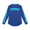 Camisa de manga larga con protección UV para hombre, perfecta para actividades al aire libre como el fútbol.