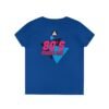Retro V-Neck T-Shirt with 80's Neon Design, Fun Casual Wear, Perfect for Retro Parties, Birthdays, Gifts for Nostalgia Lovers