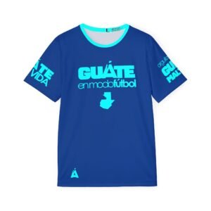 Saca a relucir tu pasión por el deporte con esta camiseta deportiva guatemalteca.
