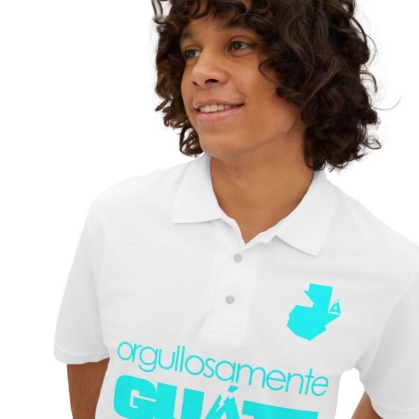 Pique Polo for Proud Guatemalans, Casual Tee, Summer Wear, Gift for Dad, Ethnic Pride Shirt, Everyday Comfort Top