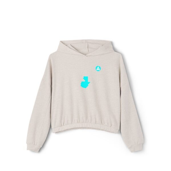 Sudadera de GUATE, con capucha ceñida para mujer, su cintura elástica y suave le da un aspecto moderno.