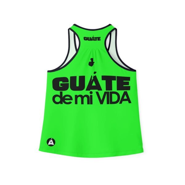 Camiseta sin mangas de GUATE para mujer, divertida y colorida para el verano o hacer ejercicio.
