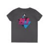 Retro V-Neck T-Shirt with 80's Neon Design, Fun Casual Wear, Perfect for Retro Parties, Birthdays, Gifts for Nostalgia Lovers