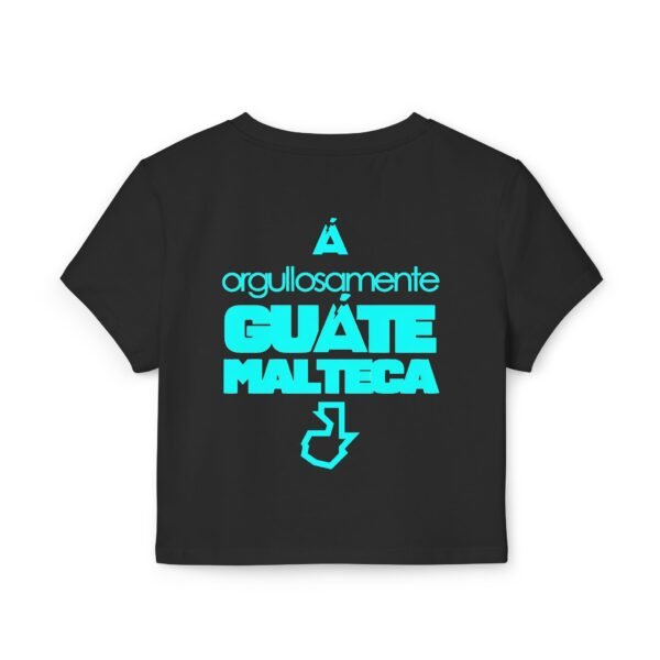Camiseta de GUATE elegante para mujer, perfecta para un look de verano o, un toque moderno de look urbano.