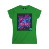 Camiseta para mujer, nostalgia de los 80s, perfecta para añadir un toque de color a tu armario.