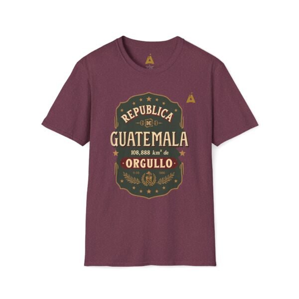 Camiseta unisex vintage de Guatemala con un estilo suave, perfecta para uso casual y como souvenir.