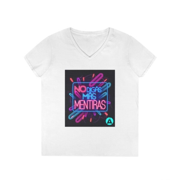 Retro V-Neck T-Shirt with 80's Neon Design, Fun Casual Wear, Perfect for Retro Parties, Birthdays, Gifts for Nostalgia Lovers