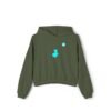 Sudadera de GUATE, con capucha ceñida para mujer, su cintura elástica y suave le da un aspecto moderno.