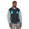 Trendy Unisex Letterman Jacket, Casual Streetwear, Retro College Style, Personalized Gift, Cool Outdoor Layer