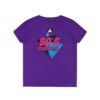Retro V-Neck T-Shirt with 80's Neon Design, Fun Casual Wear, Perfect for Retro Parties, Birthdays, Gifts for Nostalgia Lovers
