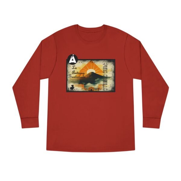 Camiseta de La Antigua Guatemala, manga larga, unisex, para viajeros, ropa de aventura única.