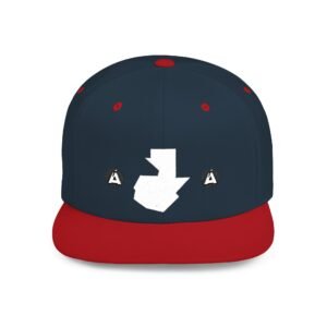 Gorra snapback con mapa de GUATE, perfecta como accesorio de moda para días de verano y salidas informales.