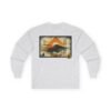 Camiseta de manga larga inspirada en La antigua Guatemala, unisex, ideal para quienes aman viajar y la aventura.