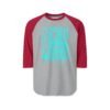 Una camisa unisex de manga tres cuartos inspirada en Guatemala, su estilo deportivo una excelente adición al guardarropa.