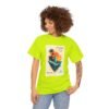 Vive un ambiente tropical con esta camiseta Sunset, unisex, perfecta para los amantes de la playa.