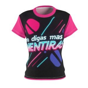 Camiseta con gráfico neón para mujeres atrevidas, perfecta para destacar o como un conjunto informal.