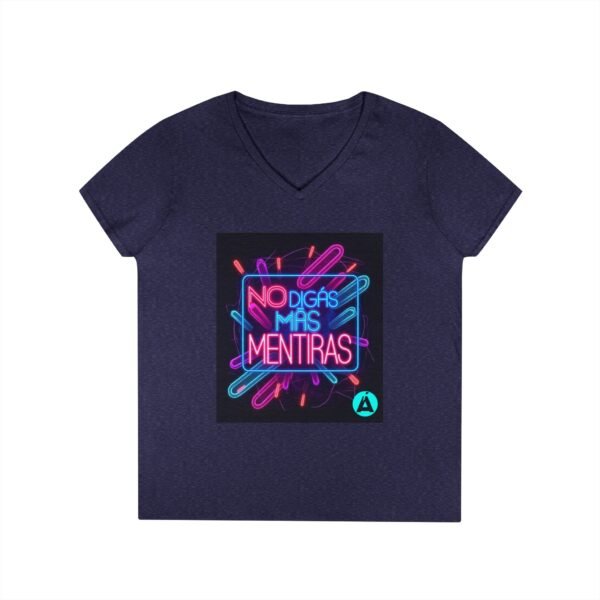 Retro V-Neck T-Shirt with 80's Neon Design, Fun Casual Wear, Perfect for Retro Parties, Birthdays, Gifts for Nostalgia Lovers