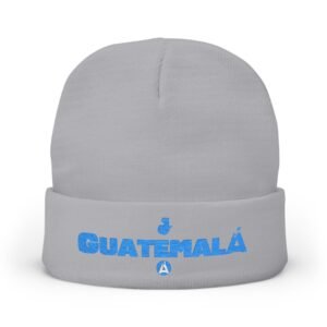Cozy Guatemala Knit Beanie, Embroidered Beanie Hat, Winter Accessory, Travel Gift, Warm Beanie, Unique Gift for Her
