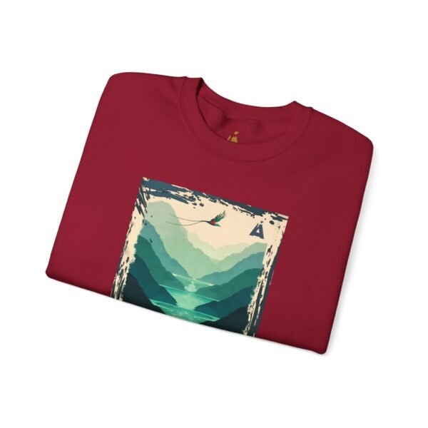 Sudadera unisex inspirada en la naturaleza de Semuc Champey, perfecta para los amantes de la moda.