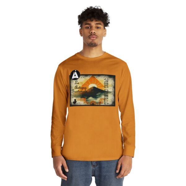 Camiseta de La Antigua Guatemala, manga larga, unisex, para viajeros, ropa de aventura única.
