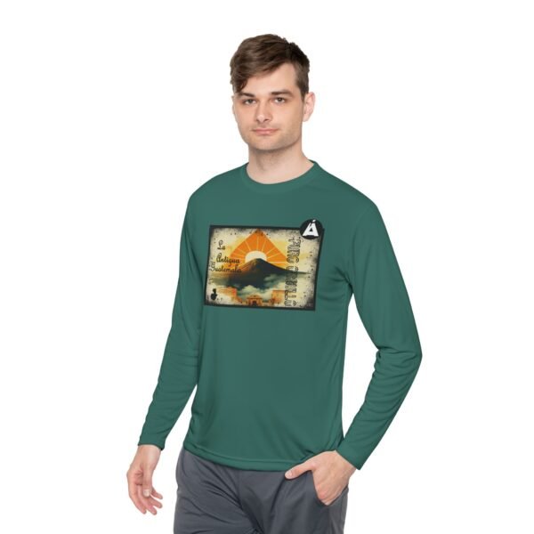 Camiseta de La Antigua Guatemala, manga lasrga, unisex, para viajeros, ropa de aventura única.
