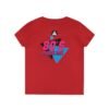 Retro V-Neck T-Shirt with 80's Neon Design, Fun Casual Wear, Perfect for Retro Parties, Birthdays, Gifts for Nostalgia Lovers
