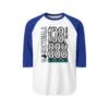 Una camisa unisex de manga tres cuartos con diseño inspirado en Guatemala, su estilo deportivo una excelente adición al guardarropa.