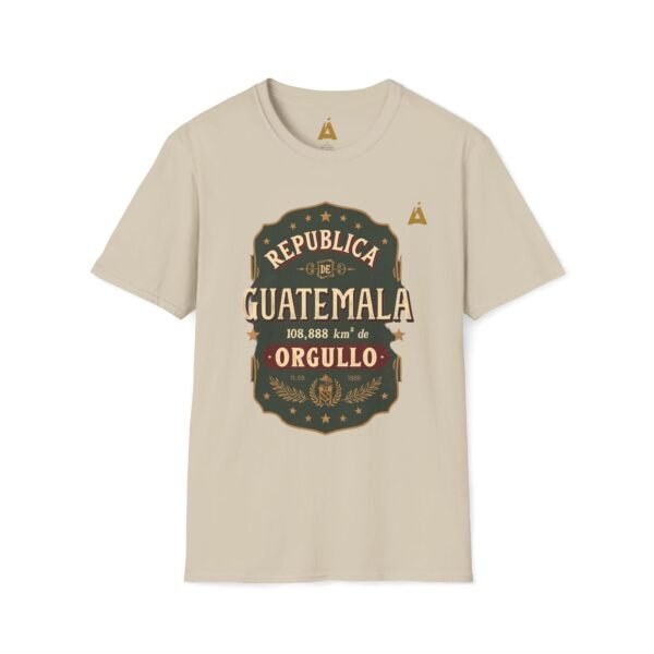 Camiseta unisex vintage de Guatemala con un estilo suave, perfecta para uso casual y como souvenir.