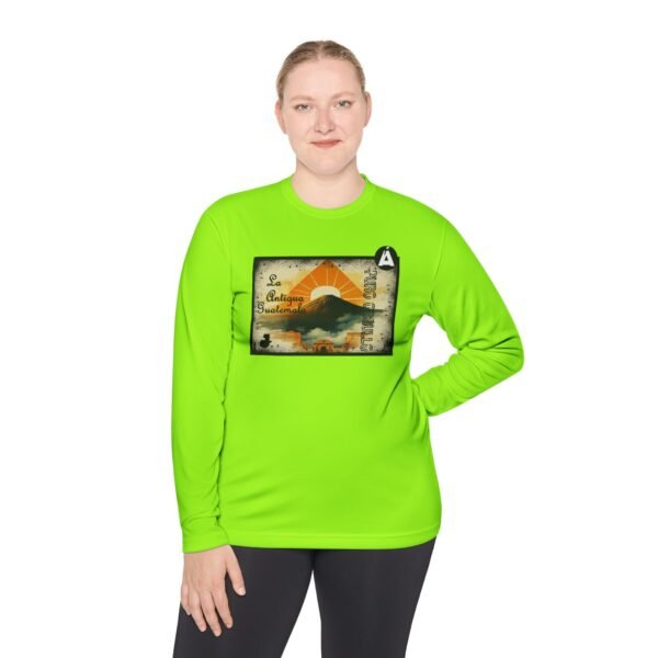 Camiseta de La Antigua Guatemala, manga lasrga, unisex, para viajeros, ropa de aventura única.