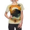 Camiseta de La Antigua de Montaña para mujer, para amantes de la naturaleza, viajeros y senderistas.
