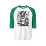 Una camisa unisex de manga tres cuartos con diseño inspirado en Guatemala, su estilo deportivo una excelente adición al guardarropa.