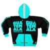 Unisex Zip Hoodie - Guatemala Style, Colorful AOP Design, Perfect Gift for Travelers, Casual Wear, Streetwear, Cultural Pride
