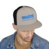 Custom Embroidered Trucker Cap, Stylish Hat for Outdoor Adventures, Unisex Fashion Cap, Perfect Gift for Men and Women