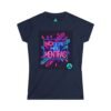 Camiseta para mujer, nostalgia de los 80s, perfecta para añadir un toque de color a tu armario.