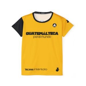 Camiseta de GUATEMALA, perfecta para la mujer activa que busca estilo mientras entrena o practica deporte.