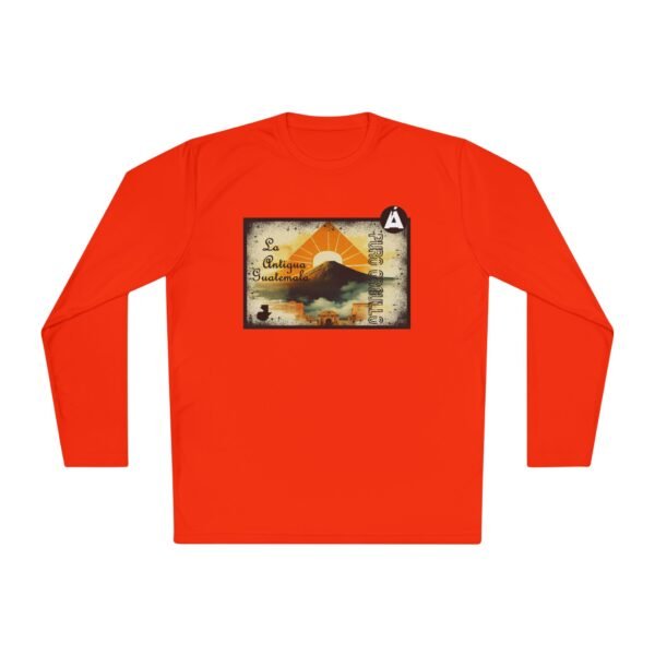 Camiseta de La Antigua Guatemala, manga lasrga, unisex, para viajeros, ropa de aventura única.