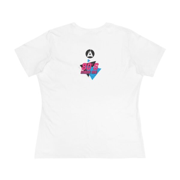 Camiseta de algodón inspirada en los 80s para mujer, imprescindible para darle un toque vintage a su armario.