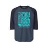 Una camisa unisex de manga tres cuartos inspirada en Guatemala, su estilo deportivo una excelente adición al guardarropa.