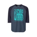 Una camisa unisex de manga tres cuartos inspirada en Guatemala, su estilo deportivo una excelente adición al guardarropa.