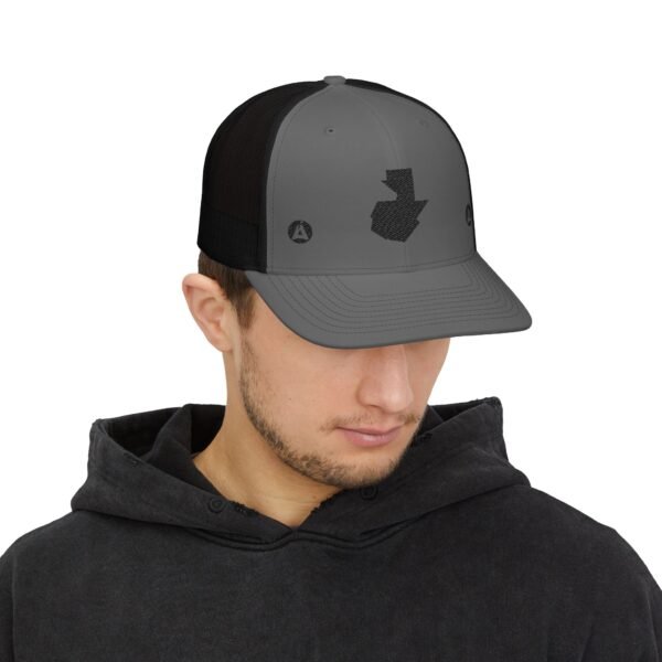 Gorra Texas Arrow, bordada con mapa de GUATE, estilo casual, para amantes de las actividades al aire libre.