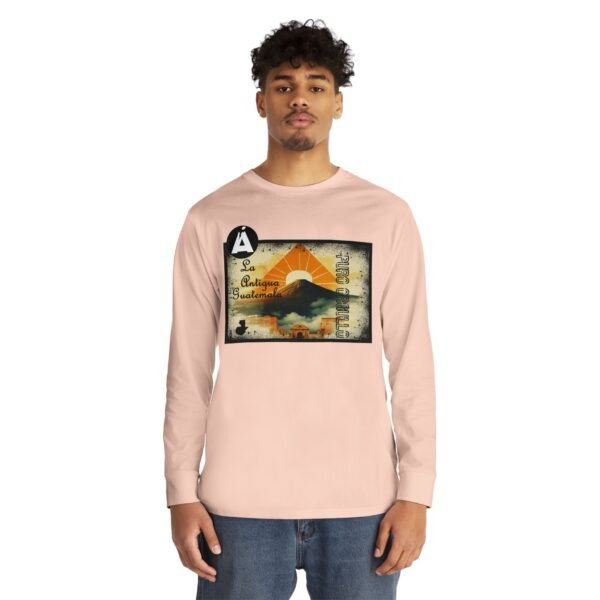 Camiseta de La Antigua Guatemala, manga larga, unisex, para viajeros, ropa de aventura única.
