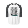 Una camisa unisex de manga tres cuartos con diseño inspirado en Guatemala, su estilo deportivo una excelente adición al guardarropa.