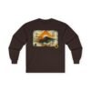 Camiseta de manga larga inspirada en La antigua Guatemala, unisex, ideal para quienes aman viajar y la aventura.
