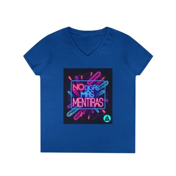 Retro V-Neck T-Shirt with 80's Neon Design, Fun Casual Wear, Perfect for Retro Parties, Birthdays, Gifts for Nostalgia Lovers