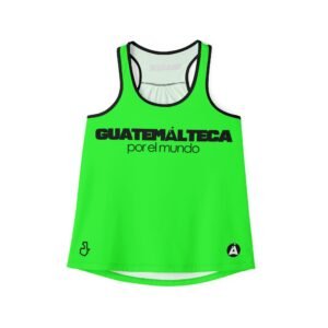Camiseta sin mangas de GUATE para mujer, divertida y colorida para el verano o hacer ejercicio.