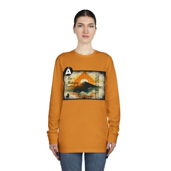 Camiseta de La Antigua Guatemala, manga larga, unisex, para viajeros, ropa de aventura única.
