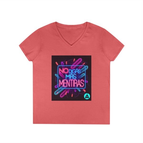 Retro V-Neck T-Shirt with 80's Neon Design, Fun Casual Wear, Perfect for Retro Parties, Birthdays, Gifts for Nostalgia Lovers