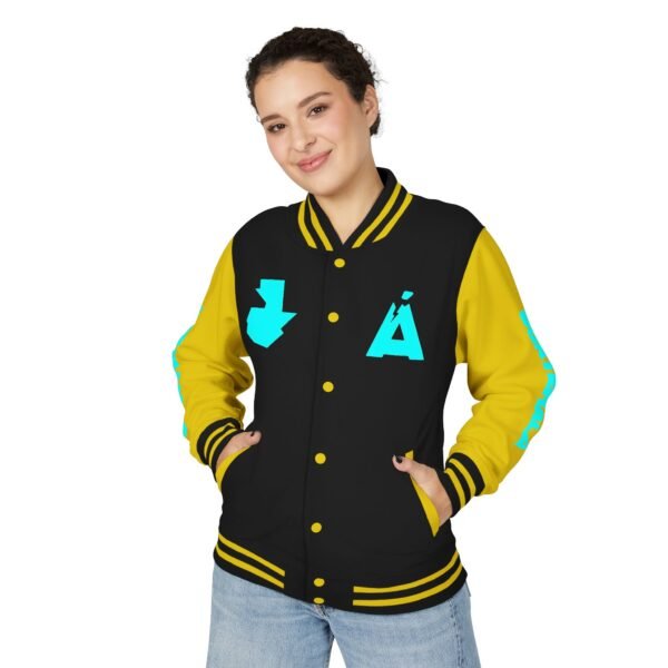 Trendy Unisex Letterman Jacket, Casual Streetwear, Retro College Style, Personalized Gift, Cool Outdoor Layer